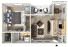 1 bedroom floor plan 675 sq ft